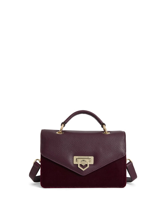 Mini Loxley - Women's Crossbody - Elderberry Velvet | Fairfax & Favor