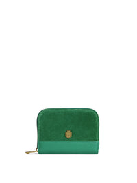 Mini Salisbury Purse - Clover Green Suede