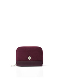 Mini Salisbury Purse Elderberry Suede