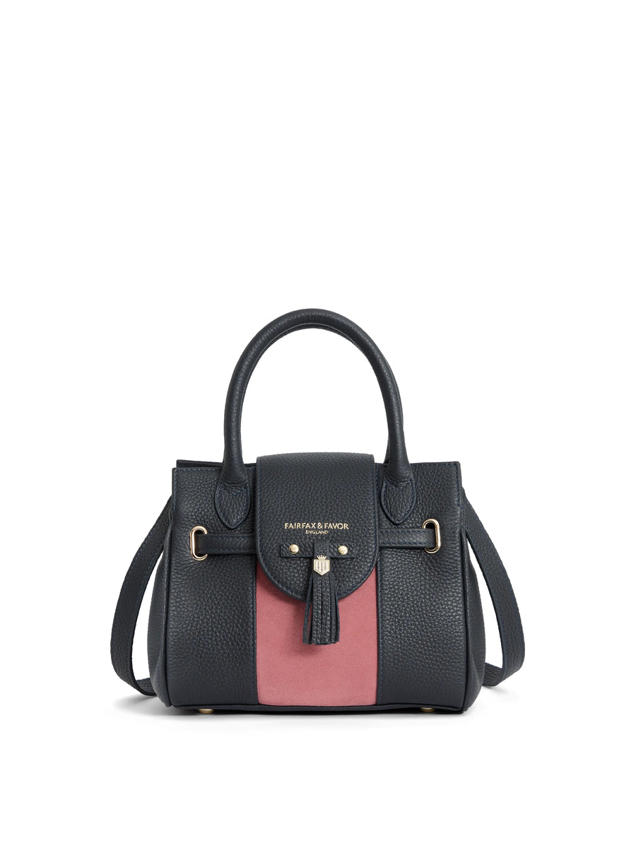 Windsor - Women's Mini Handbag - Navy & Pink Breast Cancer Now Limited Edition