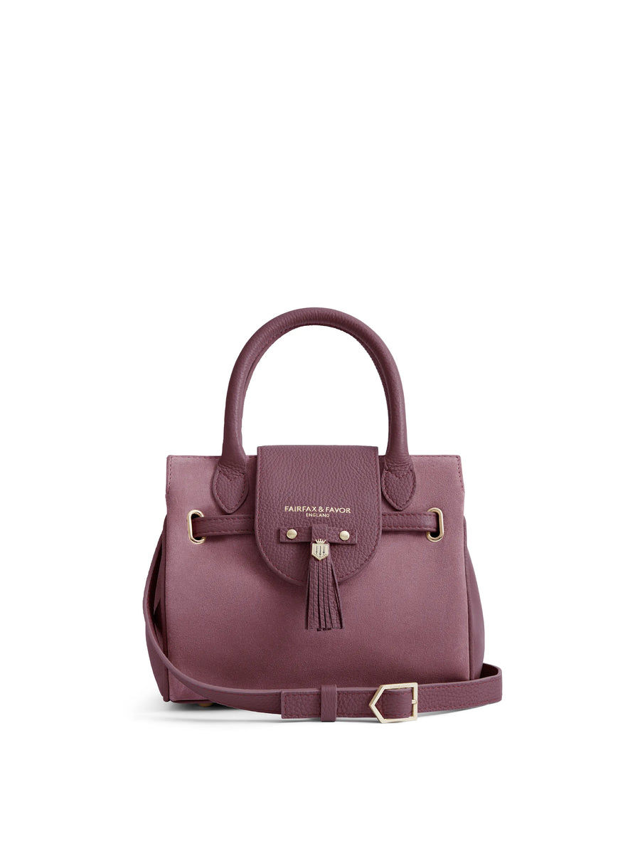 The Windsor - Women's Mini Handbag - Heather Suede