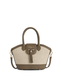 Mini Windsor Tote - Herringbone Fawn Leather