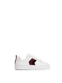 Platform Alexandra - White - Elderberry Suede