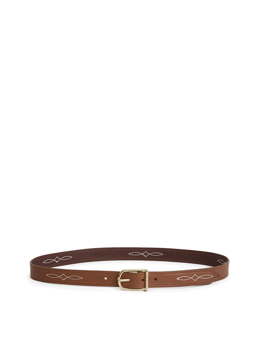 The Rockingham - Women's Belt - Tan leather