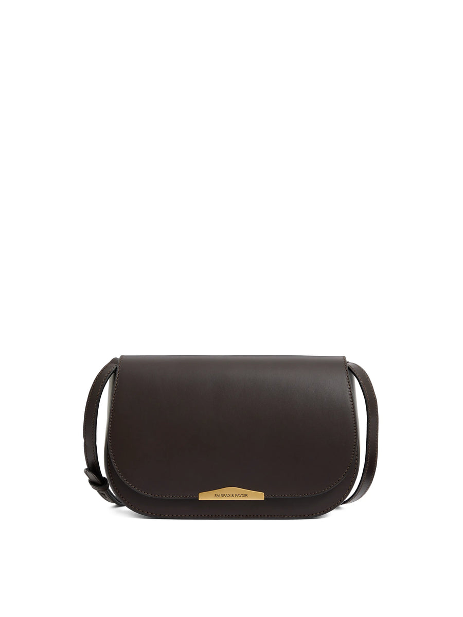 The Rye - Women's Crossbody Bag - Mahogany Leather
