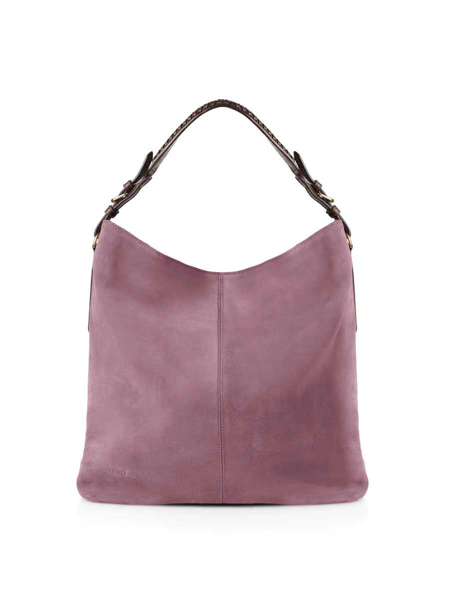 The Tetbury - Women's Handbag - Heather Suede