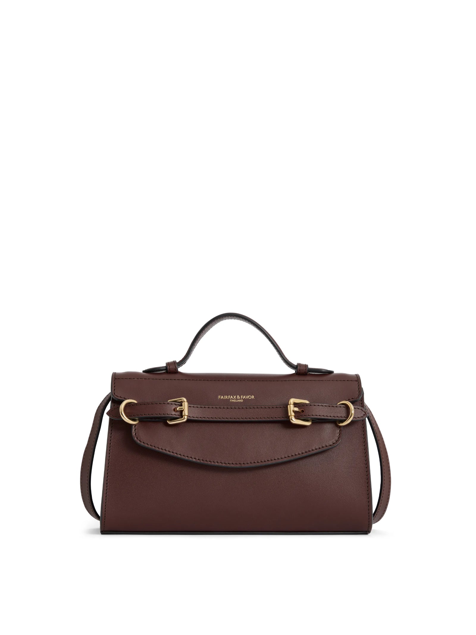 Town & Country - Clutch Bag - Burgundy Smooth Leather