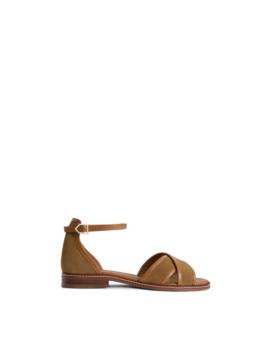 The Valencia - Women's Sandal - Tan Suede