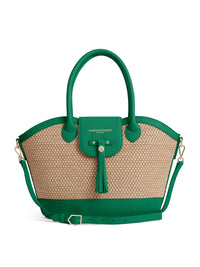 Windsor Basket Bag - Clover Green Leather