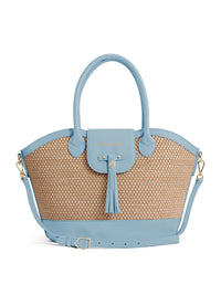 Windsor Basket Bag - Sky Blue Leather (Stockist Exclusive)