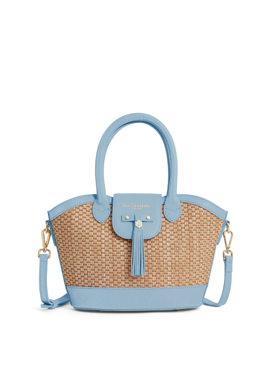 The Windsor - Women's Bag - Sky Blue Leather