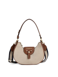 Windsor Shoulder Bag - Tan & Stone Leather