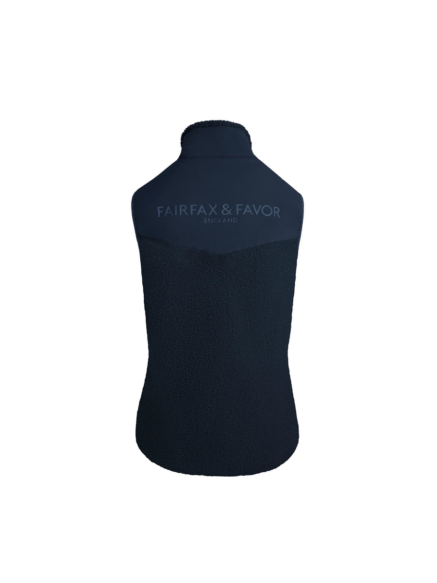 The Agnes - Womens Fleece Gilet - Navy