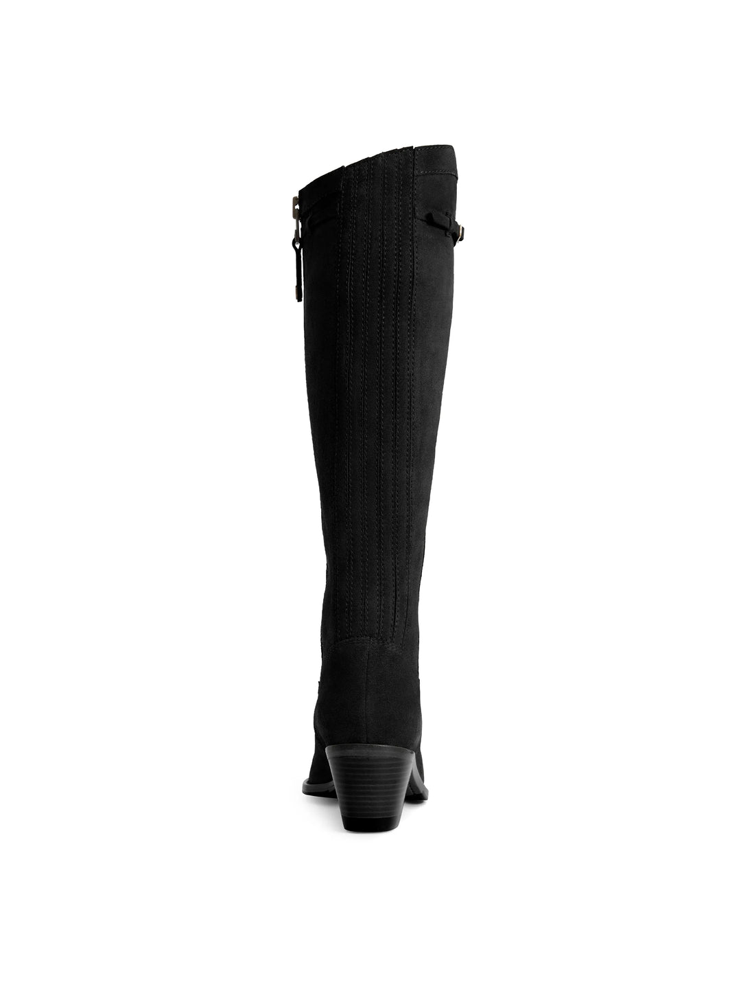 Heeled Kimberley - Black Suede - Tall Boots