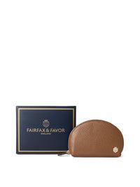 Chiltern Coin Purse - Pebbled Tan Leather