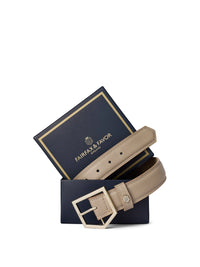Felbrigg Belt - Stone Leather