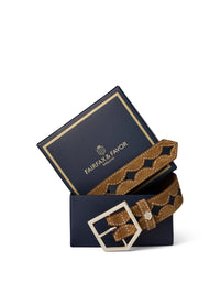 Ohio Belt - Tan & Navy