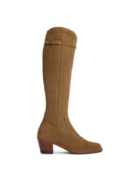 Heeled Kimberley - Tan Suede