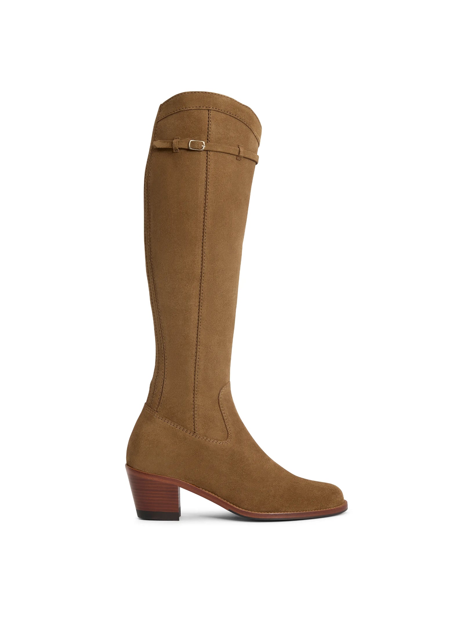 Heeled Kimberley - Tan Suede