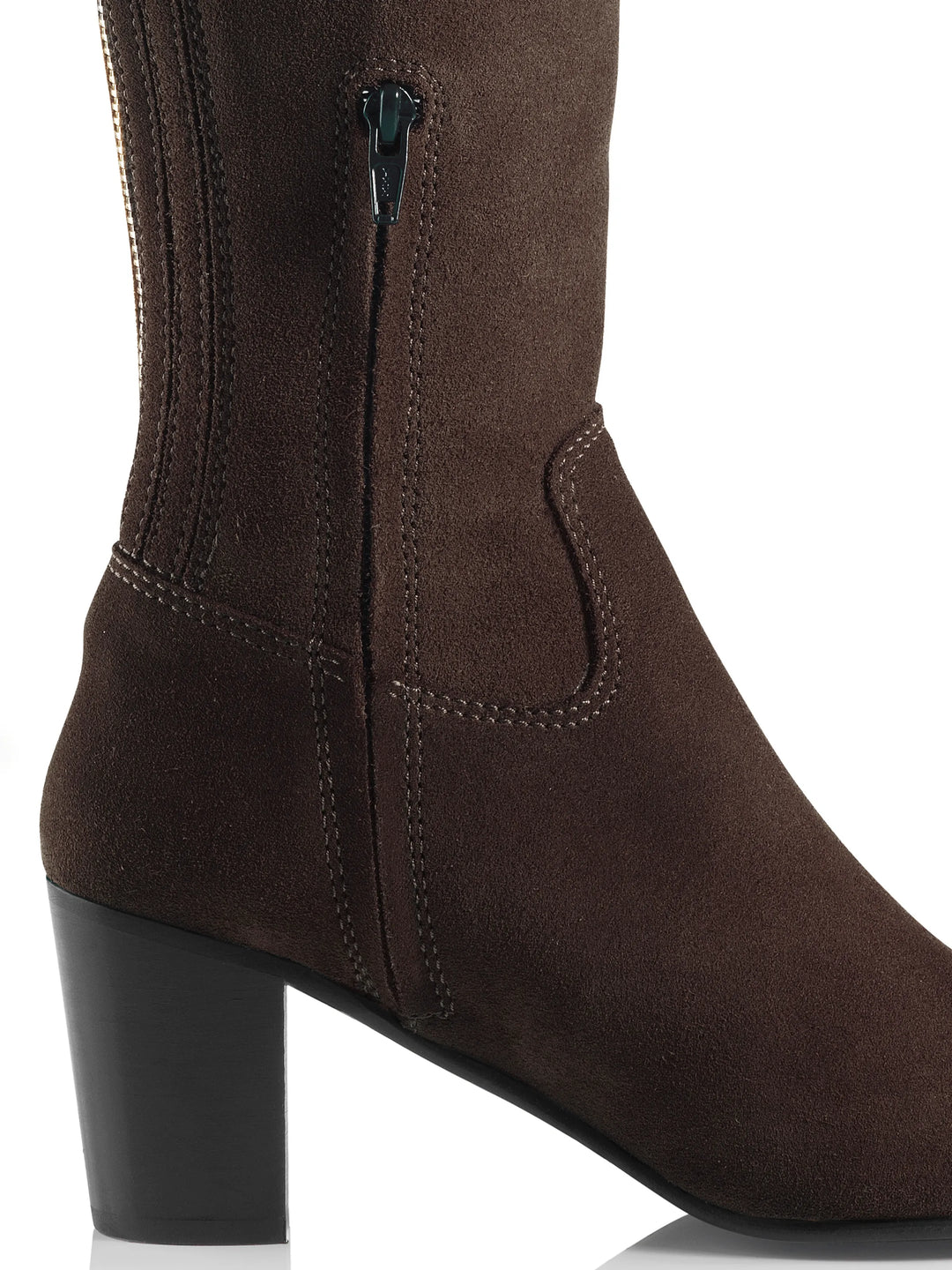 Heeled Amira - Chocolate - Tall Boots