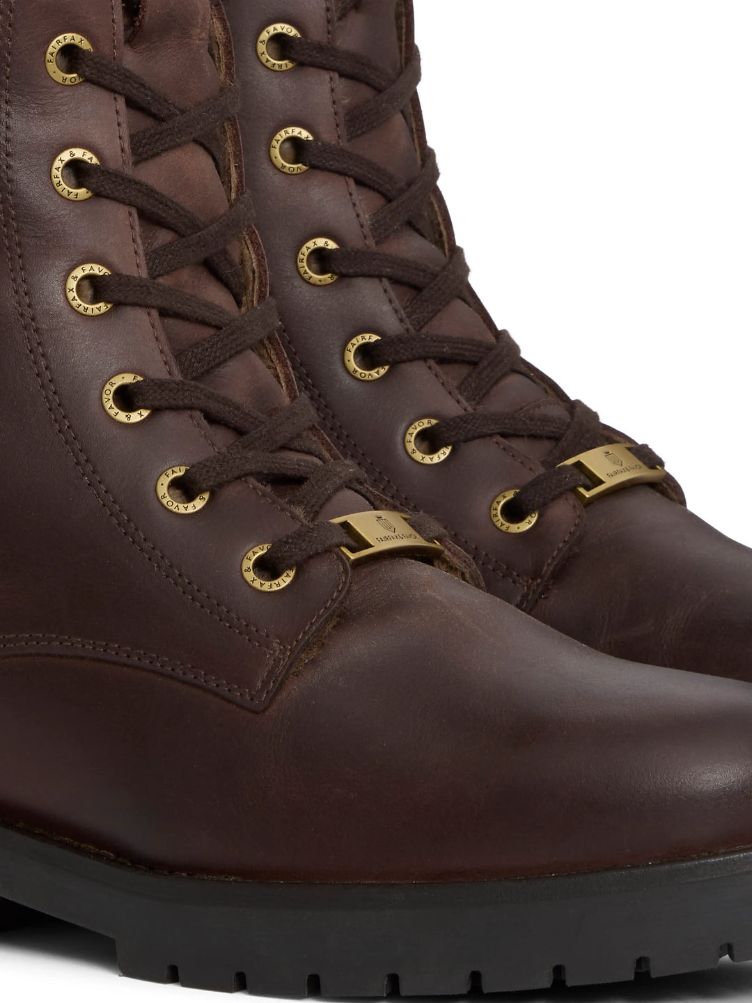 Knee High Shearling Lined Anglesey - Mahogany Leather - Tall Boots