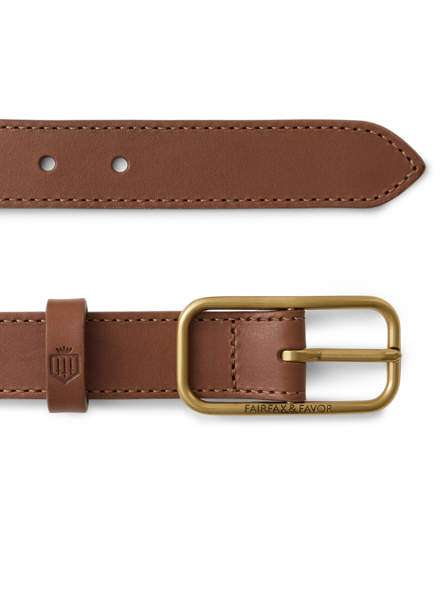 The Claremont - Women's Belt - Tan Leather