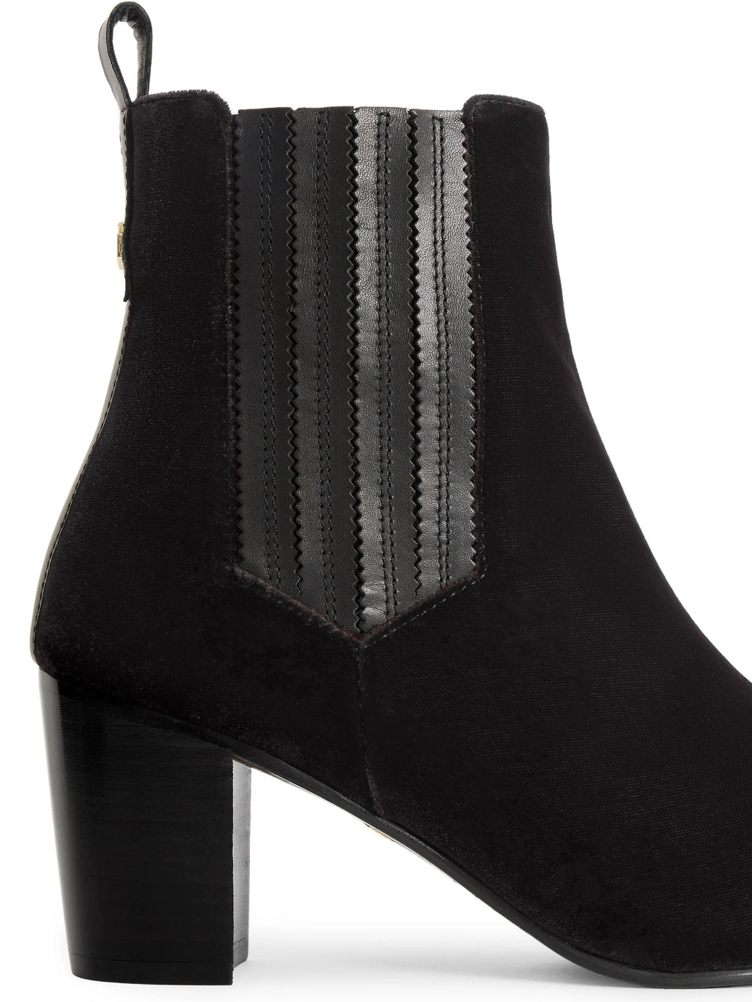 Electra - Black Velvet - Ankle Boots