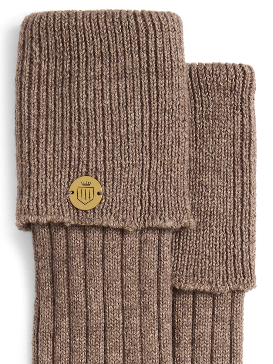 Merino Knee High Socks - Women's Socks - Merino Wool - Fog