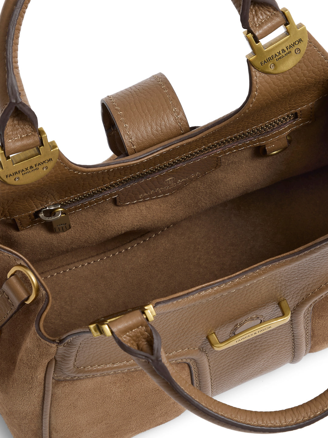 Mini Aviemore Handbag - Tan Suede - Bags