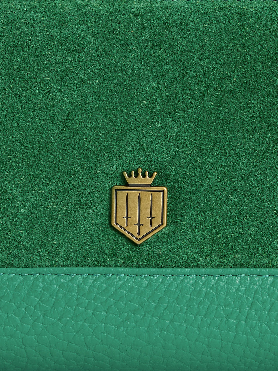 Mini Salisbury Purse - Clover Green Suede - SLGs
