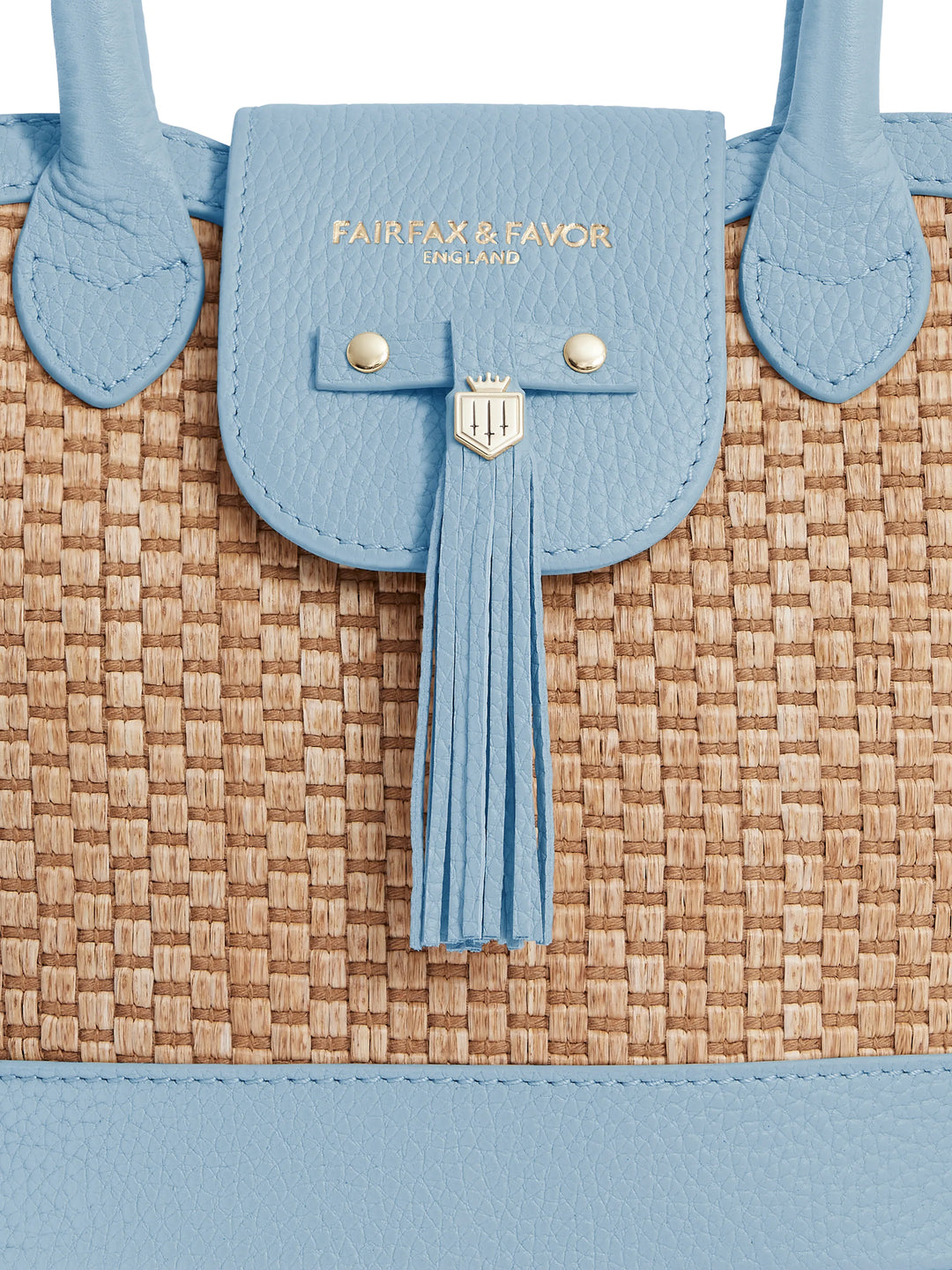 Mini Windsor Basket Bag - Sky Blue Leather - Bags