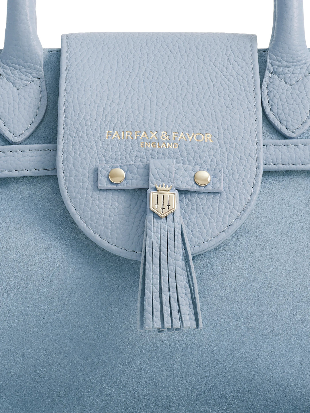 Mini Windsor Handbag - Sky Blue Suede - Bags