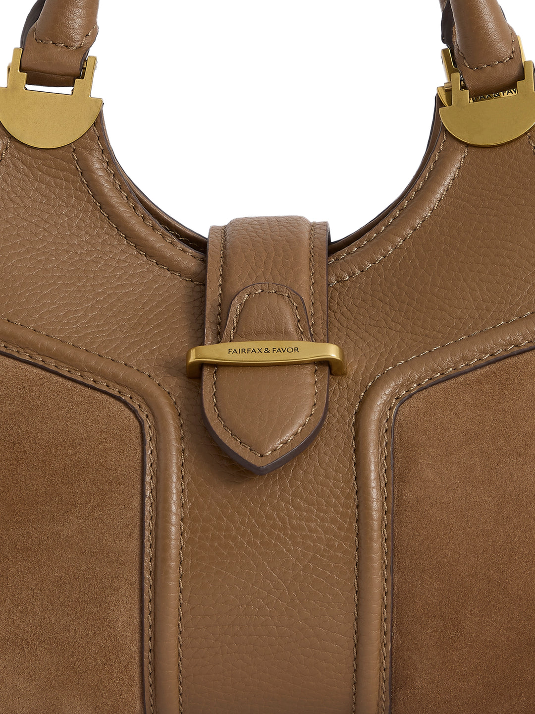 Mini Aviemore Handbag - Tan Suede - Bags