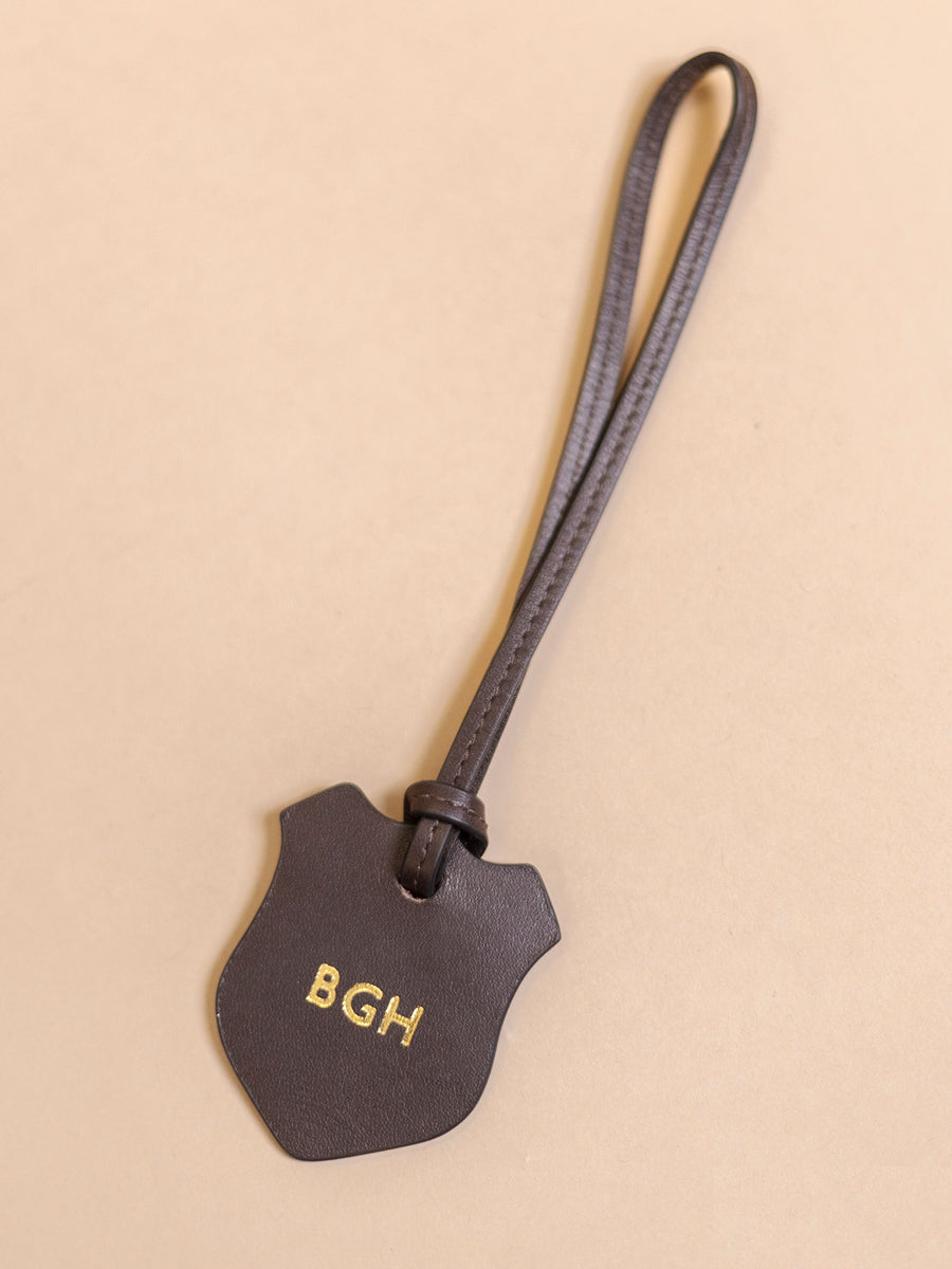Bag Charm - Chocolate Leather (Limited Edition)