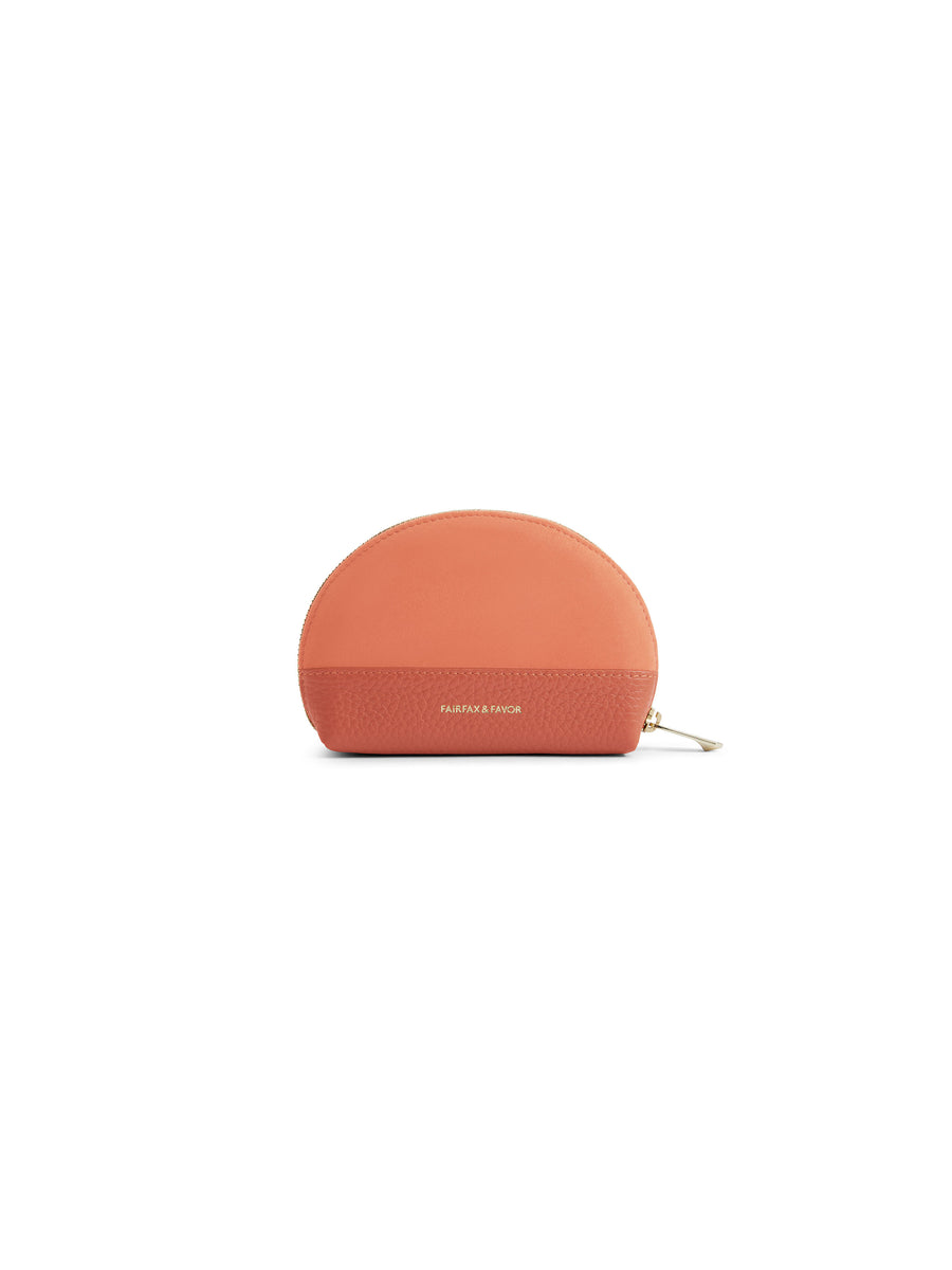 The Chiltern - Women's Coin Purse - Melon Suede