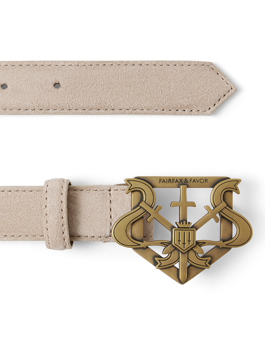 Women's Clarence Belt Stone Suede