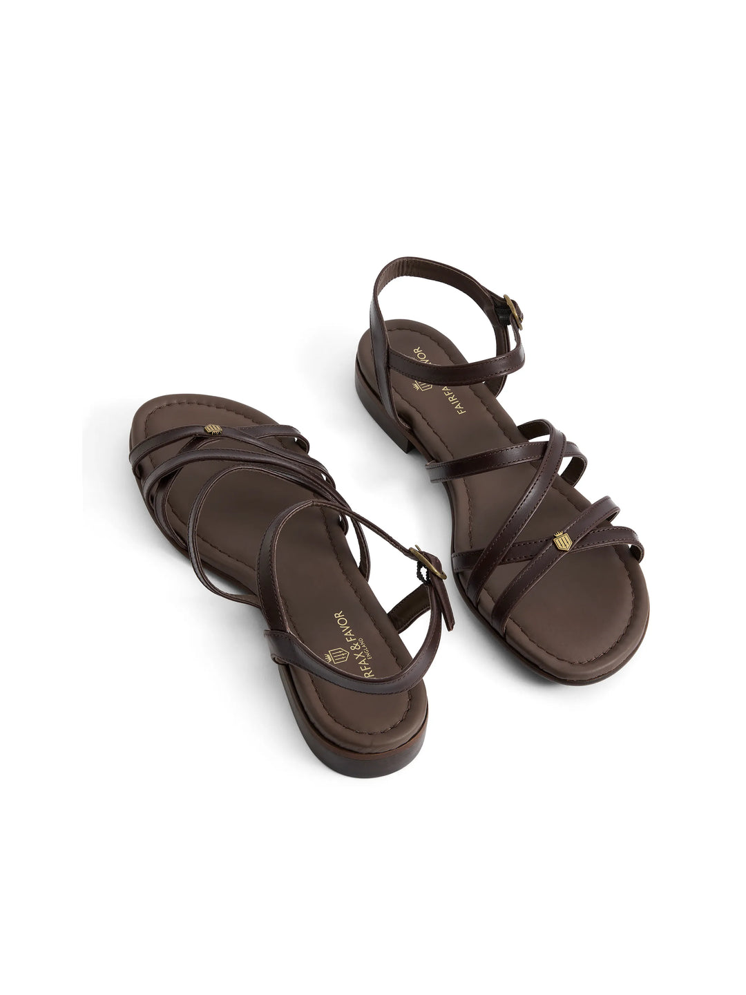 St Ives Sandal - Mahogany Leather - Sandals