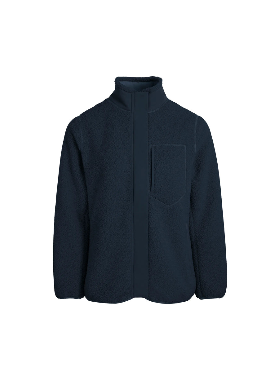 The Agnes - Womens Fleece Jacket - Navy