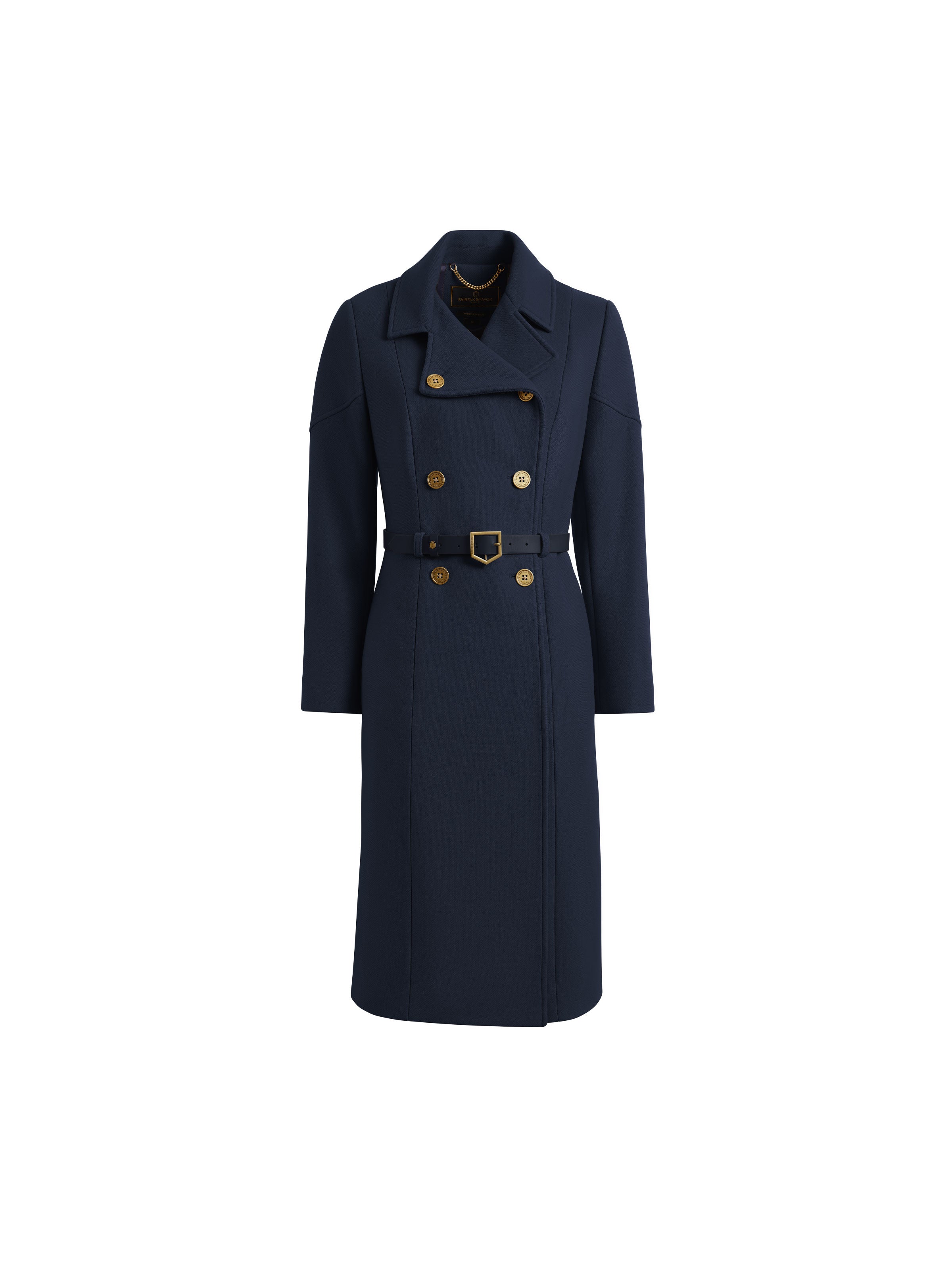 Women’s Vintage Couture Thomas Wolfangle Wool Navy Coat XS