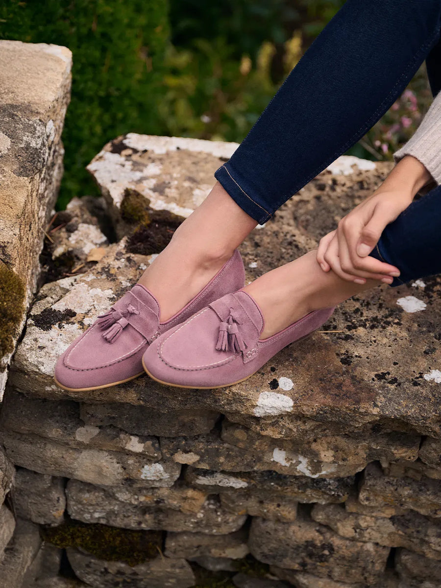 The La Rochelle - Women's Loafers - Heather Suede