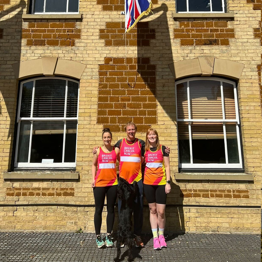 April 2023: Felix, Gemma & Riasa runs the London Marathon Raising money for Breast Cancer Now!