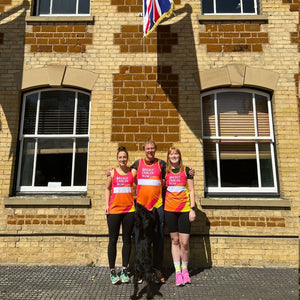 April 2023: Felix, Gemma & Riasa runs the London Marathon Raising money for <a href=