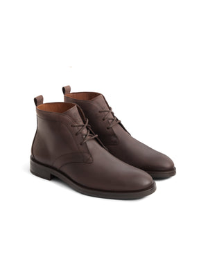The Malvern - Men's Water Proof Boot - Mahogany Leather