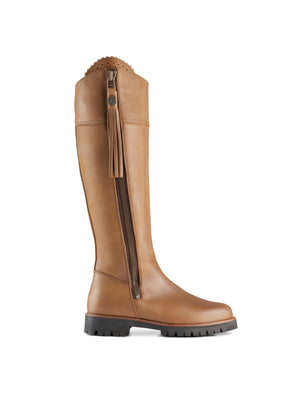 The Explorer - Women's Waterproof Boot - Oak Leather, Narrow Calf