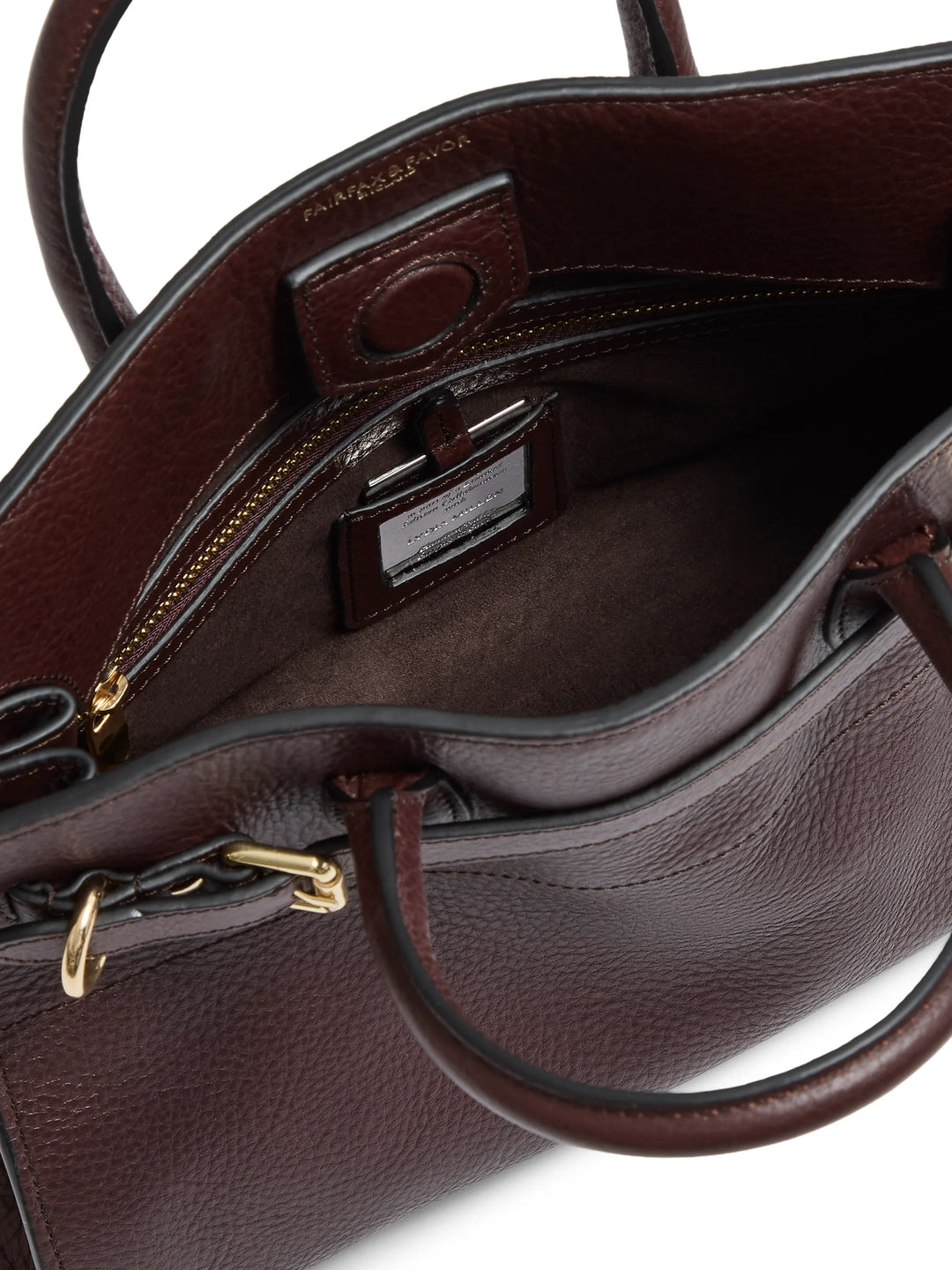 Town & Country - Top Handle Bag - Burgundy Pebbled Leather - Bags
