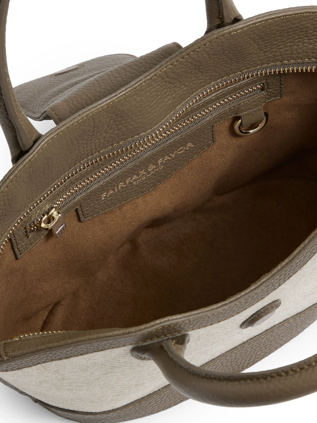 Mini Windsor Tote - Herringbone Fawn Leather - Bags