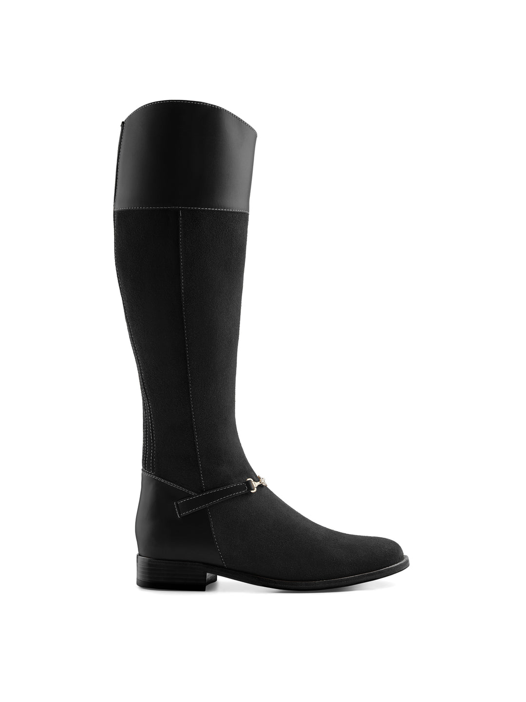 Octavia (Sporting Fit) - Black Suede - Tall Boots
