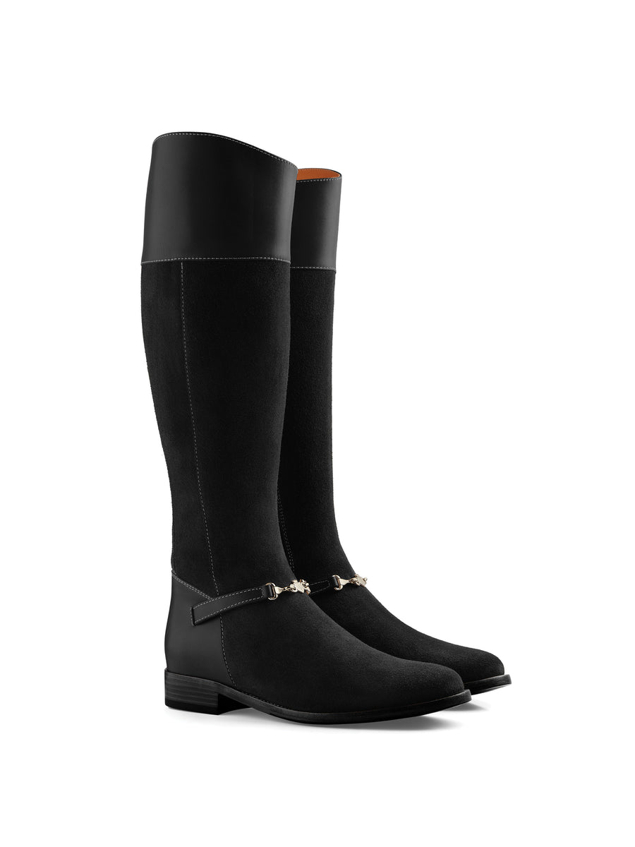 The Octavia (Sporting Fit) - Black Suede