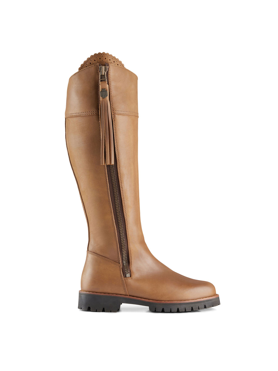 The Explorer - Women's Waterproof Boots - Oak Leather, Sporting Calf