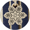 navy-snowflake-charm Swatch image